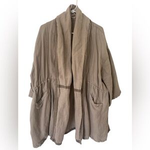 Free People Utility Jacket in Tan
